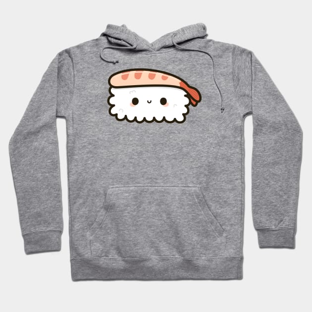 Cute prawn sushi Hoodie by peppermintpopuk